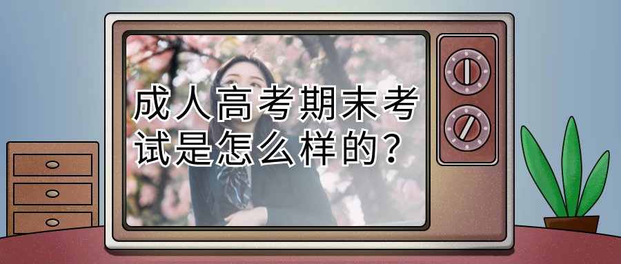 成人高考期末考试是怎么样的？
