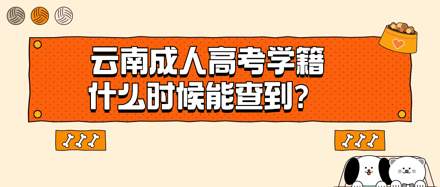 成人高考学籍什么时候能查到?